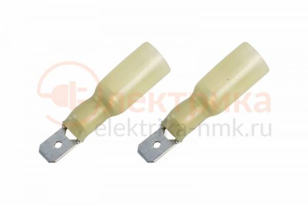 термоус. клемма плоская 6,3мм/4-6мм2