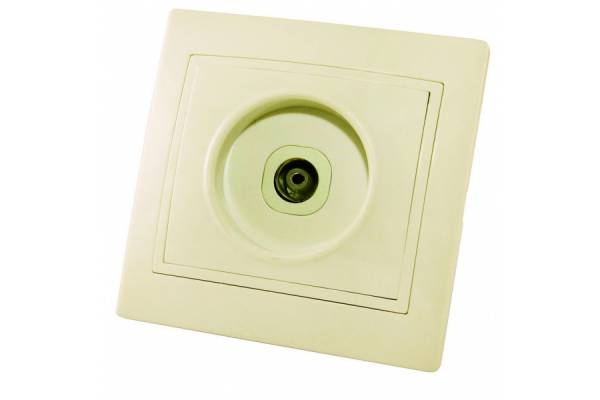 розетка TV крем ТАЙМЫР TDM