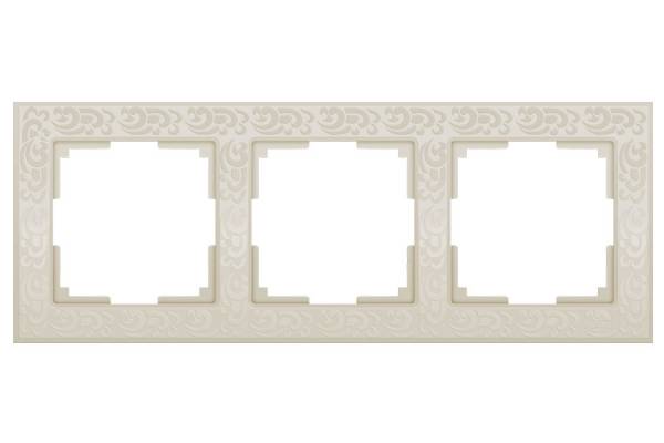 WERKEL FLOCK рамка 3 крем