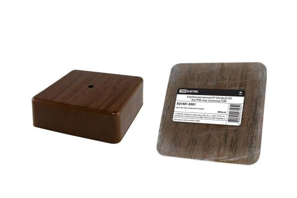 коробка расп. 50х50х20 ОП бук IP40