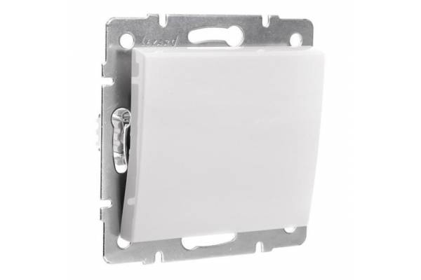 выключатель 1кл белый мех RAIN LEZARD