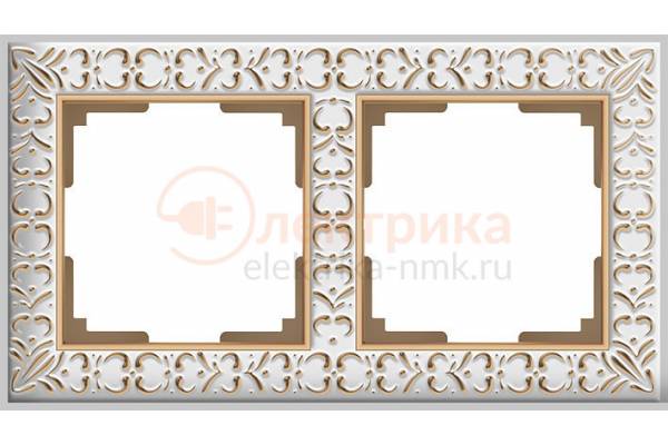 WERKEL ANTIK рамка 2 белое золото