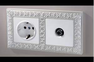 WERKEL ANTIK рамка 2 жемчужный