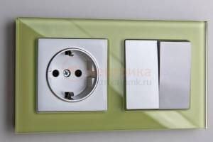 WERKEL FAVORIT  рамка 2 фисташковый