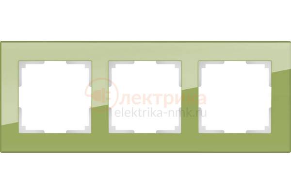 WERKEL FAVORIT  рамка 3 фисташковый