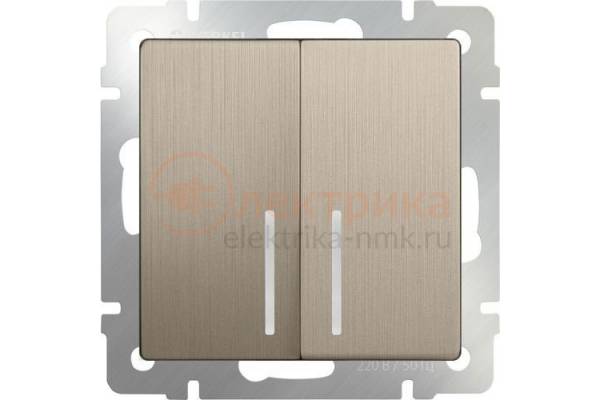 Werkel шампань выключатель 2 с/п