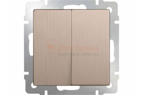 Werkel шампань выключатель 2 проходной