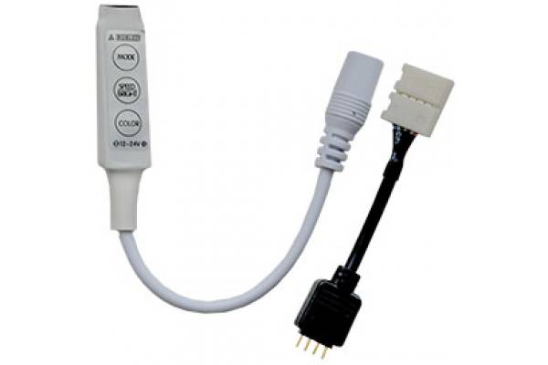 контроллер RGB 6А 72W 12V мини с кнопками