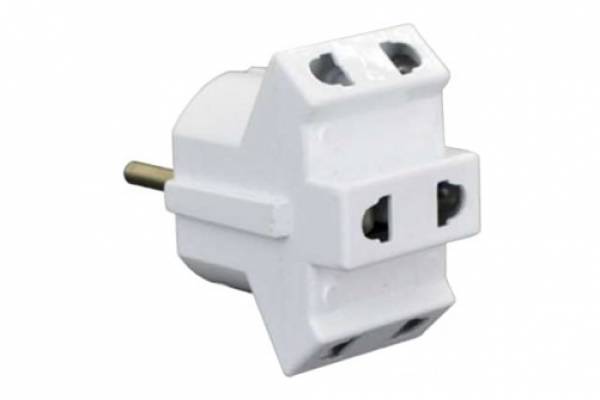 тройник АЙКА 3гн. 10A плоская