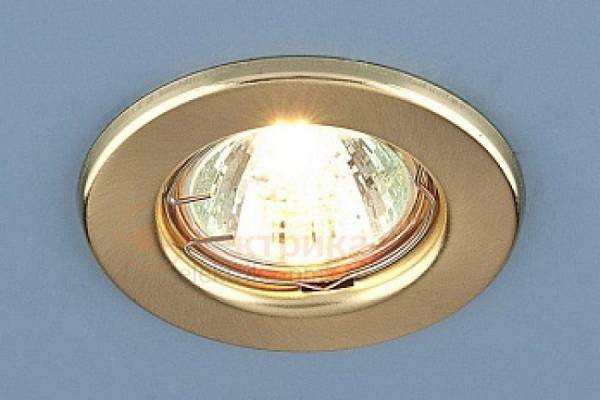9210 золото  MR16 светильник