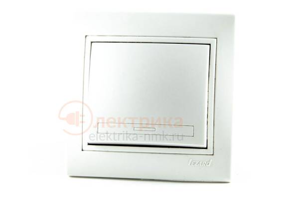 выключатель 1 белый Mira Lezard