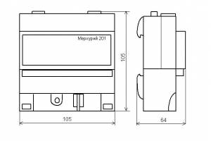 счётчик Меркурий-201.5 60А 2025г.