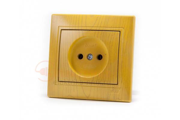 розетка б/з 16А 01-0701-121 ольха Lezard