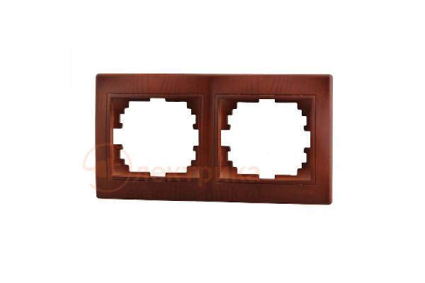 рамка 2 гор. 01-0601-147 вишня Lezard