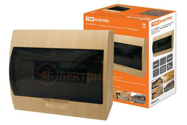 бокс накладной ЩРН-п 12 модулей  сосна IP40 Рувинил