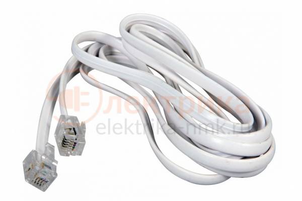 шнур телеф. 25м евро