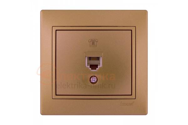 розетка  TF золото 01-1313-137