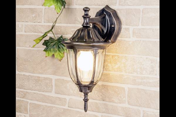 Feron PL651 св-к уличный E27 коричн. вниз