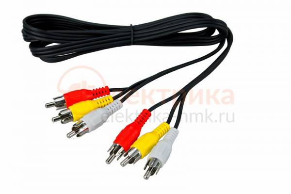 шнур 3RCAх3RCA - 1,2м