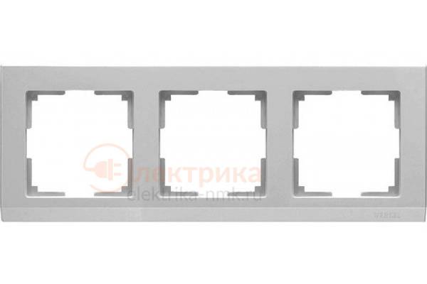 WERKEL STARK рамка 3 серебро