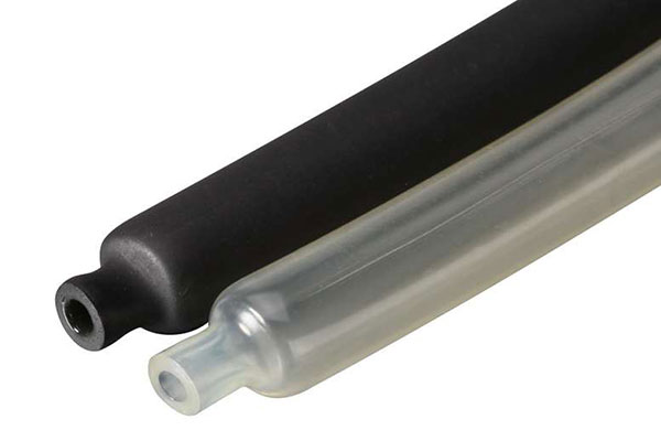 термоусадка клеевая 12/4 черная 1м