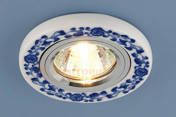 ES 9035 керам бел./гол. MR16 светильник