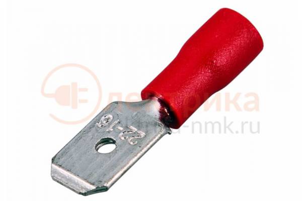 клемма плоская штекер 6,3мм/0.5-1.5 мм2