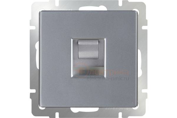 Werkel серебро розетка RJ-45 комп.