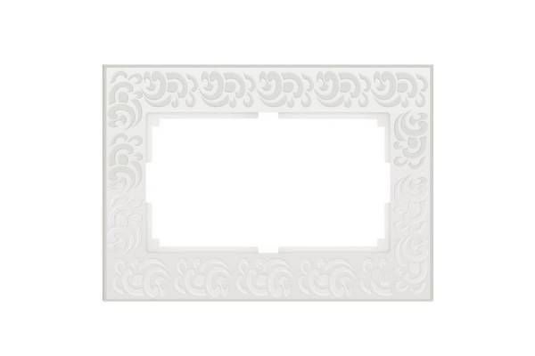 WERKEL FLOCK рамка  бел. 2-ой розетки