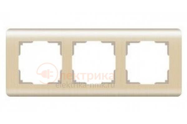 WERKEL STREAM  рамка 3 шампань