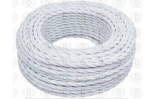 ретро 2х1,5 бел. провод Bironi (50)