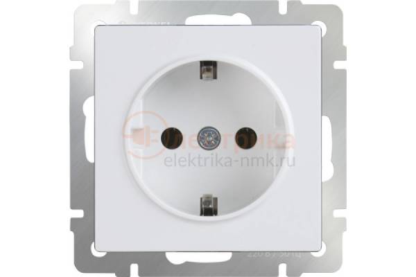 Werkel бел. розетка с/з 16А