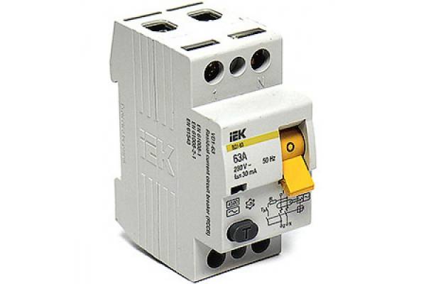 УЗО ВД1-63 2Р 40А 30мА выкл.диф ИЕК