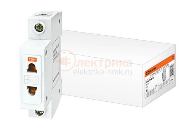 розетка на DIN-рейку б/з 10A РД-47/12/