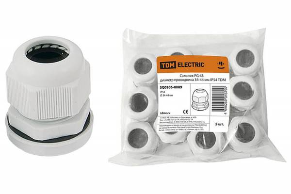 сальник PG-48 диаметр кабеля 36-44мм IP54