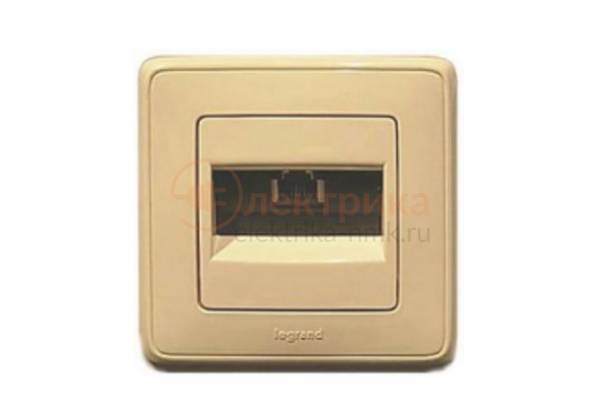 роз. RJ45 UTP LEGRAND 773741 крем