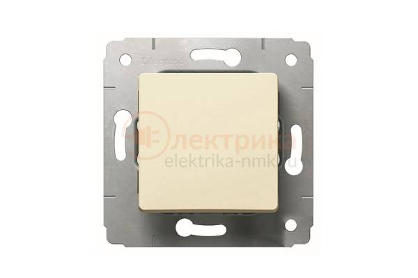 выключатель 1 проход LEGRAND 773757 крем