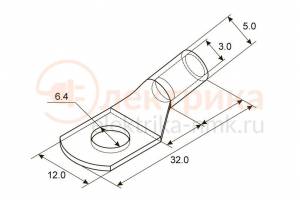 наконечник МО   4 -5-3 луженый