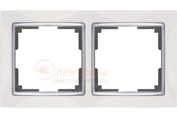 WERKEL Snabb бел/хром рамка 2