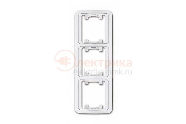 рамка 3 вертикальная бел Mimoza МАКЕL