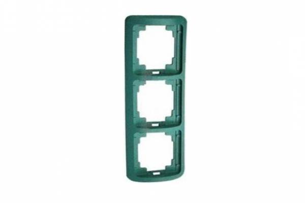 рамка 3 верт. зел.МАКЕL 22833