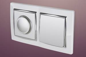 WERKEL Snabb бел/хром рамка 3