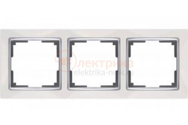 WERKEL Snabb бел/хром рамка 3