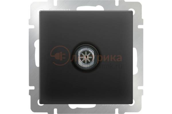 Werkel черн. матов. розетка TV конц.