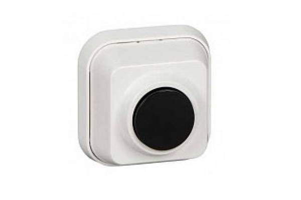 кнопка д/звонка ч/кн. прямоуг.