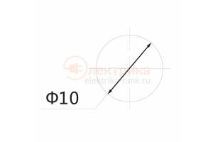 индикатор 220V d10 зеленый