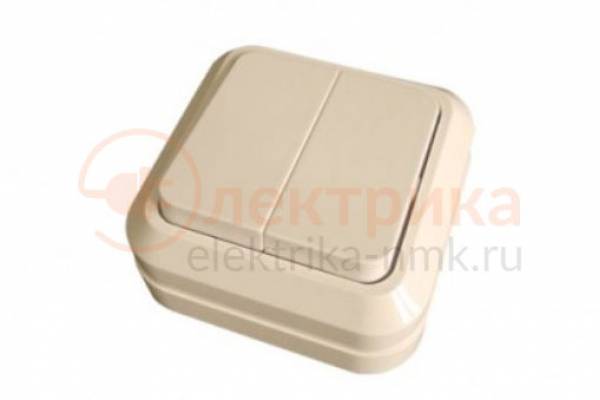 45203 выкл. 2 б/п нар. крем МАКЕL