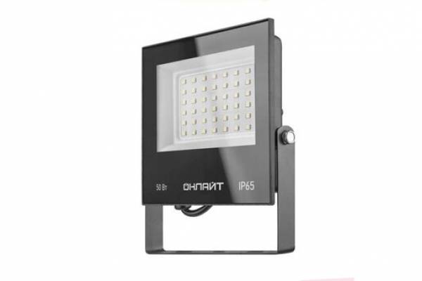 прожектор 50Вт 6500К IP65 4000 лм с датчиком движ. ОНЛАЙТ