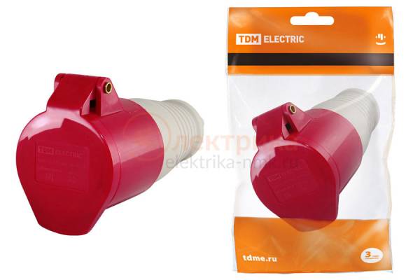 розетка перен. ССИ-225 5х32А 380 IEK