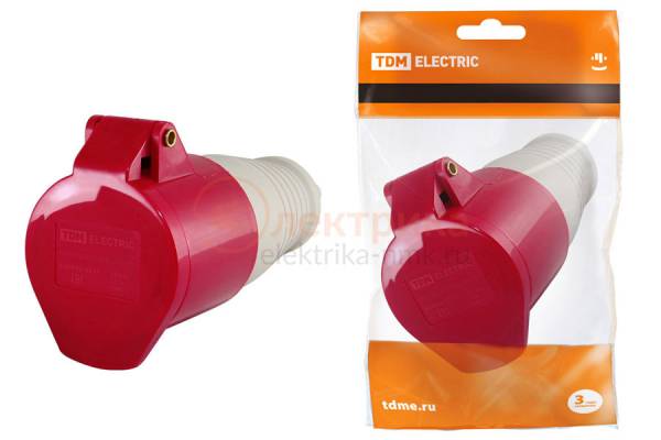 розетка перен. ССИ-214 16А 380